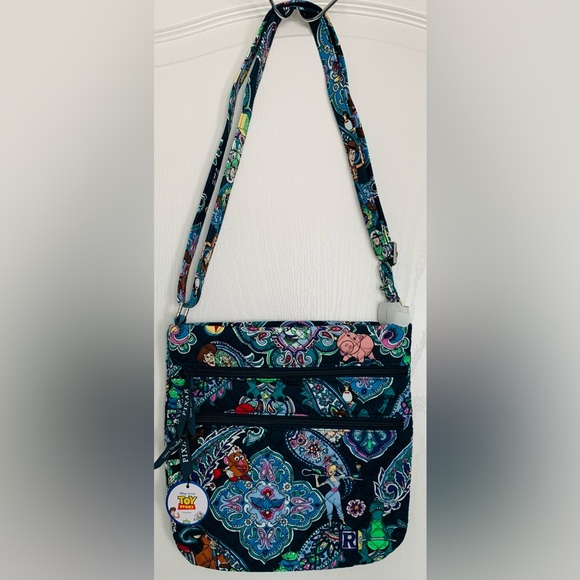Vera Bradley Disney Pixar Toy Story Andy’s Room Triple Zip Hipster Crossbody bag - Picture 4 of 10